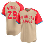 D.Tigers #29 Tarik Skubal Player Cream Limited American League All-Star Game Fdoa Stitched Jerseys