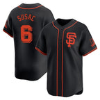 SF.Giants #6 Daniel Susac Player  Black 2026 Home Limited Fdoa Stitched Jerseys