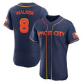 H.Astros #8 Christian Walker Player Navy City Connect Limited Elite Home Fdoa Stitched Jerseys