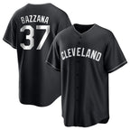 C.Guardians #37 Travis Bazzana Player Black Home Game Fdoa Stitched Jerseys