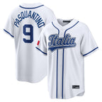 KC.Royals #9 Vinnie Pasquantino Player White Italy 2026 WBC Classic Home Fdoa Stitched Jerseys