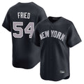 NY.Yankees #54 Max Fried Player Navy Limited Home Fdoa Stitched Jerseys