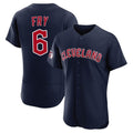 C.Guardians #6 David Fry Player Navy Limited Elite Home Fdoa Stitched Jerseys