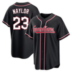 C.Guardians #23 Bo Naylor Player Black Fashion Out Home Game Fdoa Stitched Jerseys