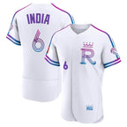 KC.Royals #6 Jonathan India Player White 2026 City Connect Limited Elite Home Fdoa Stitched Jerseys