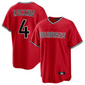 C.Guardians #4 Brayan Rocchio Player Red Home Game Fdoa Stitched Jerseys