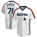 H.Astros #71 Josh Hader Player White Cooperstown Collection T-shirt Fdoa Stitched Jerseys