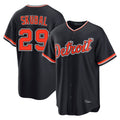 D.Tigers #29 Tarik Skubal Player Navy Home Game Fdoa Stitched Jerseys
