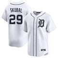 D.Tigers #29 Tarik Skubal Player White Home Limited Fdoa Stitched Jerseys