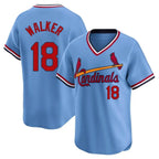 St. Louis Cardinals #18 Jordan Walker Player Light Blue City Connect Home T-shirt Fdoa Stitched Jerseys