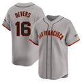 SF.Giants #16 Rafael Devers Player Gray Home Limited Fdoa Stitched Jerseys