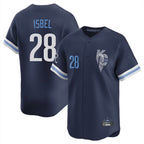 KC.Royals #28 Kyle Isbel Player Navy City Connect Limited Home Fdoa Stitched Jerseys