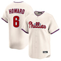 P.Phillies #6 Ryan Howardr Player Cream Home Limited Fdoa Stitched Jerseys