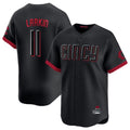 C.Reds #11 Barry Larkin Player Black City Connect Home Limited Fdoa Stitched Jerseys