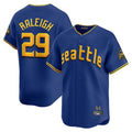 S.Mariners #29 Cal Raleigh Player Royal City Connect Home Limited Fdoa Stitched Jerseys