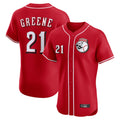 C.Reds #21 Hunter Greene Player Red Limited Elite Home Game Fdoa Stitched Jerseys
