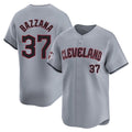 C.Guardians #37 Travis Bazzana Player Gray Road Limited Home Fdoa Stitched Jerseys