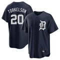 D.Tigers #20 Spencer Torkelson Player Navy Game Home Fdoa Stitched Jerseys