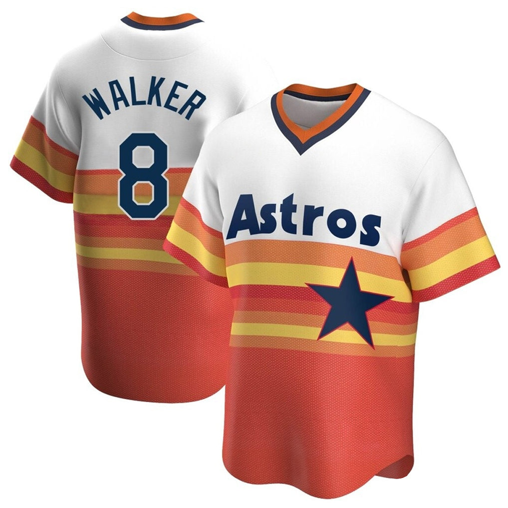 H.Astros #8 Christian Walker Player Rainbow Cooperstown Collection T-shirt Fdoa Stitched Jerseys