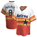 H.Astros #8 Christian Walker Player Rainbow Cooperstown Collection T-shirt Fdoa Stitched Jerseys