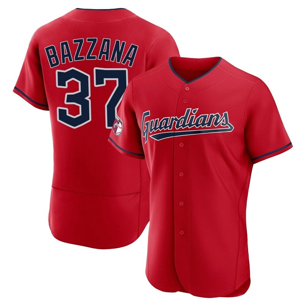 C.Guardians #37 Travis Bazzana Player Red Limited Elite Home Fdoa Stitched Jerseys