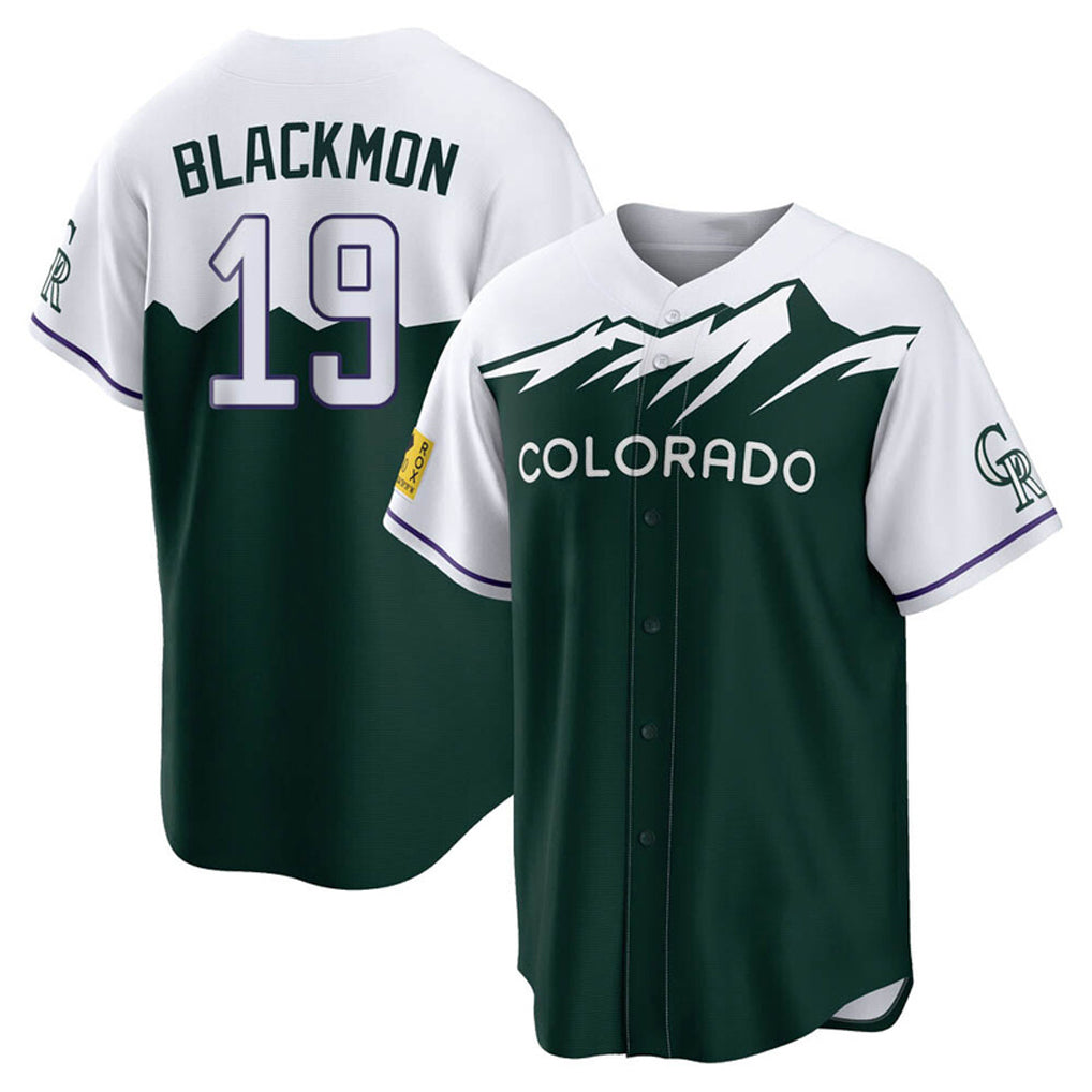 C.Rockies #19 Charlie Blackmon Player Green City Connect Home Game Fdoa Stitched Jerseys