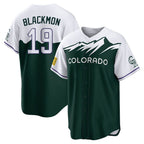 C.Rockies #19 Charlie Blackmon Player Green City Connect Home Game Fdoa Stitched Jerseys