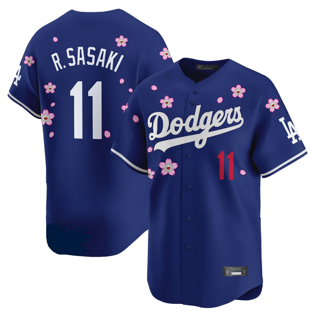 LA.Dodgers #11 Roki Sasaki Player Royal Tokyo Series Vapor Premier Limited Fdoa Stitched Jerseys