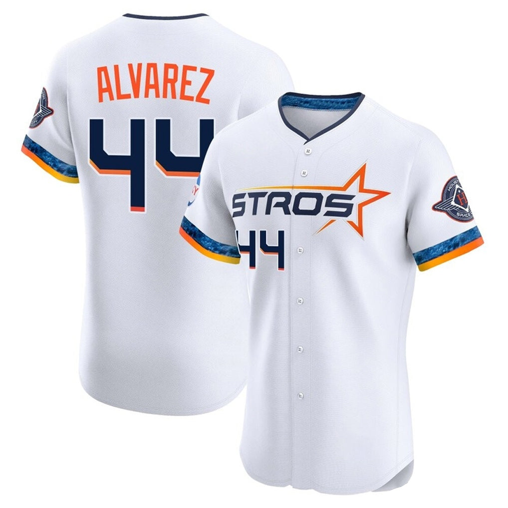 H.Astros #44 Yordan Alvarez Player White City Connect Limited Elite Home Fdoa Stitched Jerseys