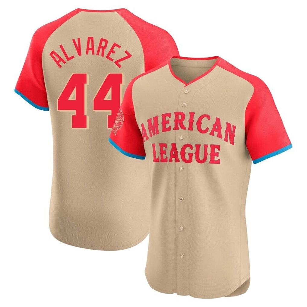 H.Astros #44 Yordan Alvarez Player Cream American League All-Star Limited Elite Home Fdoa Stitched Jerseys