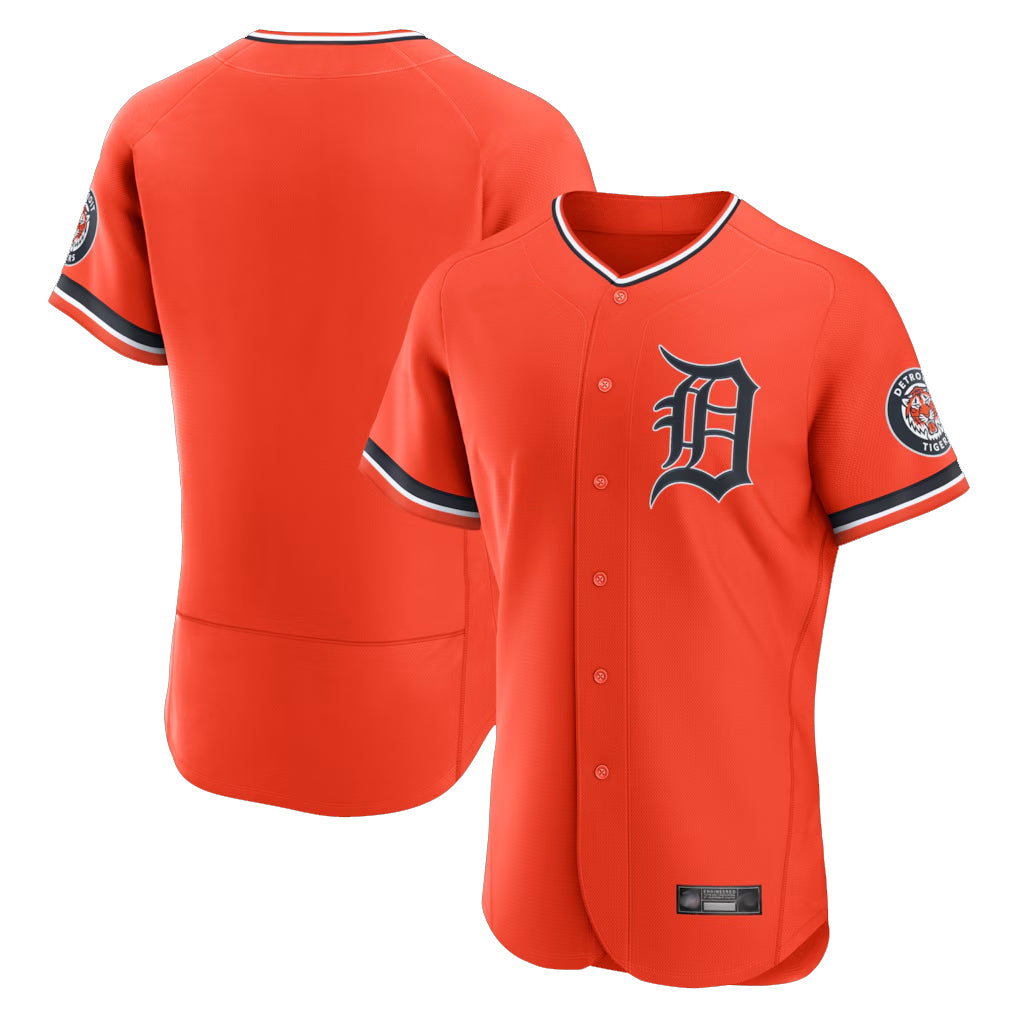 D.Tigers ## Tigers Blank Player Orange Limited Elite Home Fdoa Stitched Jerseys