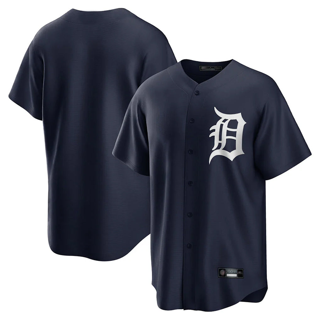 D.Tigers ## Tigers Blank Player Navy Game Home Fdoa Stitched Jerseys