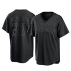 H.Astros #27 Jose Altuve Player Black Fashion T-shirt Home Game Fdoa Stitched Jerseys