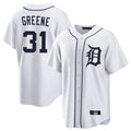 D.Tigers #31 Riley Greene Player White Home Game Fdoa Stitched Jerseys