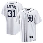 D.Tigers #31 Riley Greene Player White Home Game Fdoa Stitched Jerseys