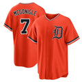 D.Tigers #7 Kevin McGonigle Player Orange Home Game Fdoa Stitched Jerseys