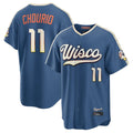 M.Brewers #11 Jackson Chourio Player Blue 2026 City Connect Home Game Fdoa Stitched Jerseys