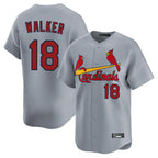 St. Louis Cardinals #18 Jordan Walker Player Gray Home Limited Fdoa Stitched Jerseys