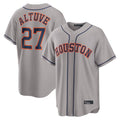 H.Astros #27 Jose Altuve Player Gray Home Game Fdoa Stitched Jerseys
