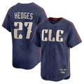 C.Guardians #27 Austin Hedges Player Navy City Connect Limited Home Fdoa Stitched Jerseys