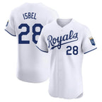 KC.Royals #28 Kyle Isbel Player White Alt Limited Elite Home Fdoa Stitched Jerseys