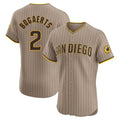 S.Diego Padres #2 Xander Bogaerts Player Khaki Home Limited Elite Fdoa Stitched Jerseys