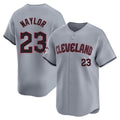 C.Guardians #23 Bo Naylor Player Gray Road Limited Home Fdoa Stitched Jerseys