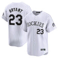 C.Rockies #23 Kris Bryant Player White Limited Home Fdoa Stitched Jerseys