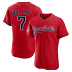 C.Guardians #7 George Valera Player Red Limited Elite Home Fdoa Stitched Jerseys