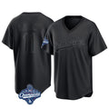 LA.Dodgers #11 Roki Sasaki Player Black World Series Meet Pitch Fashion T-shirt Fdoa Stitched Jerseys