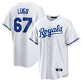 KC.Royals #67 Seth Lugo Player White Home Game Fdoa Stitched Jerseys
