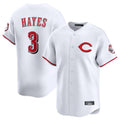 C.Reds #3 Ke'Bryan Hayes Player White Limited Home Fdoa Stitched Jerseys