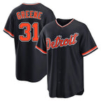 D.Tigers #31 Riley Greene Player Navy Home Game Fdoa Stitched Jerseys