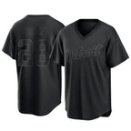 D.Tigers #28 Javier B¨¢ez Player Black T-shirt Home Game Fdoa Stitched Jerseys
